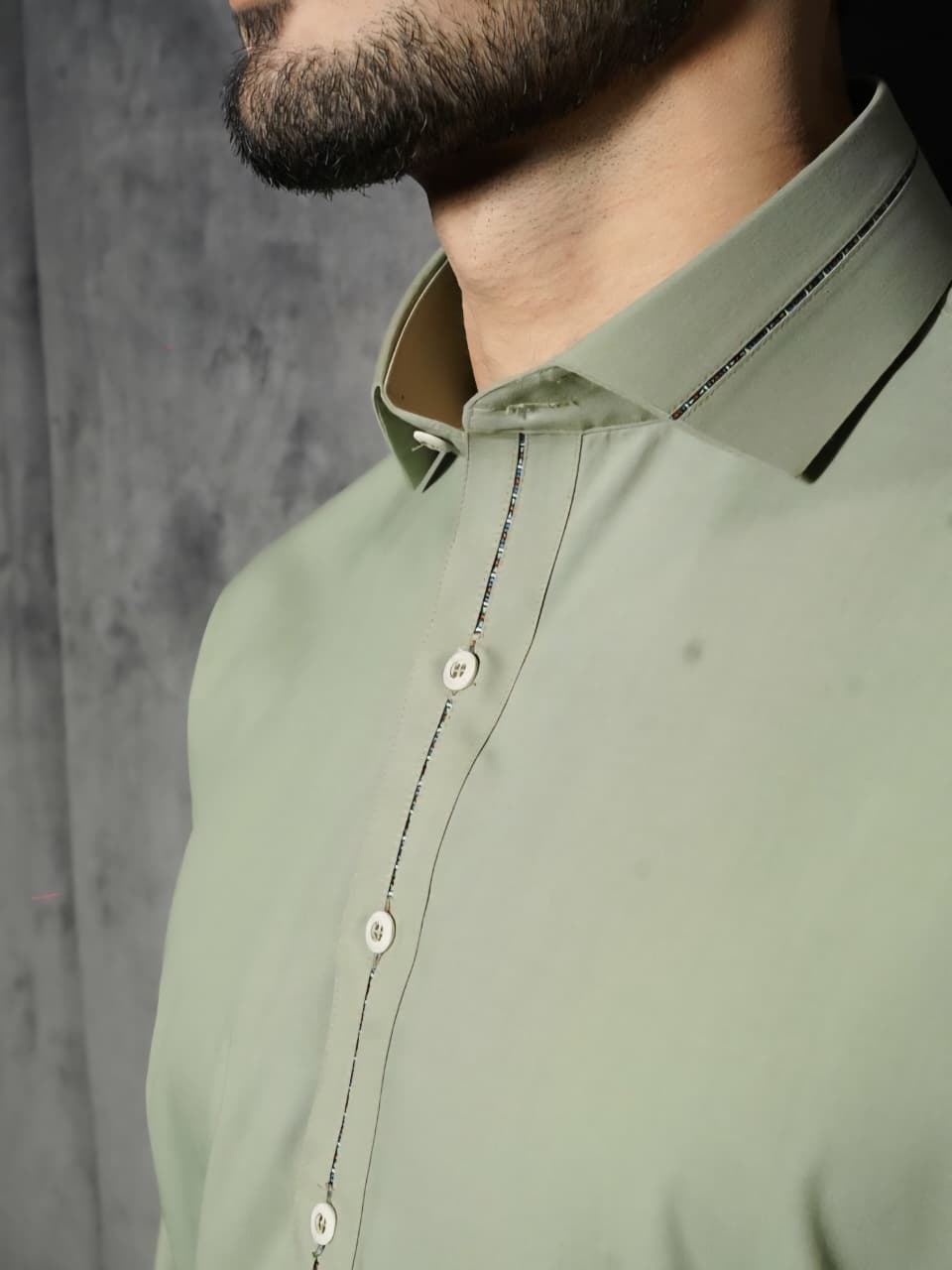 Pastel Green Shalwar Qameez - Image 4